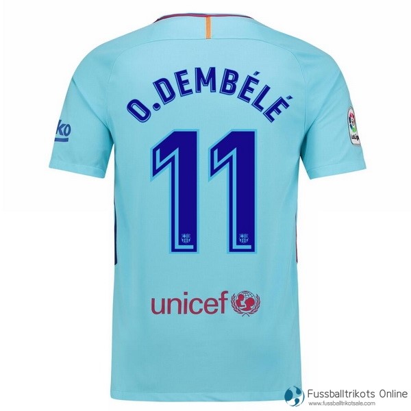 Barcelona Trikot Auswarts O.Dembele 2017-18 Fussballtrikots Günstig